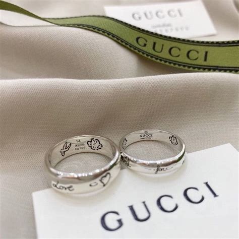 gucci b ring|gucci couple ring.